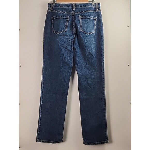 Gloria Vanderbilt Jeans Women's 10 Amanda Blue Denim Straight Leg - Picture 7 of 11